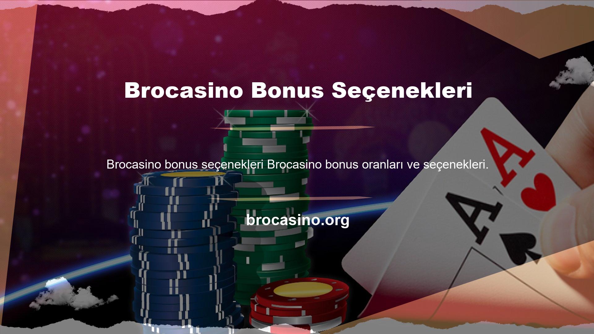 Brocasino çok cömert bonuslar sunan bir oyun sitesidir